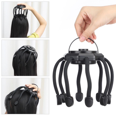 Electric Head Massager for Stress Relief, Scalp Massage, Physiotherapy Claw, Decompression Head Scratcher, Improve Sleep