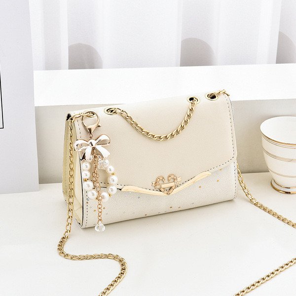 New women's bag Korean style fashionable simple small square bag shoulder crossbody bag