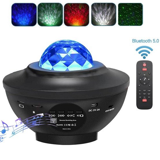 Star Galaxy Projector Star Night Light Projector 10 Color Starry Light Projector with Remote Control and Bluetooth
