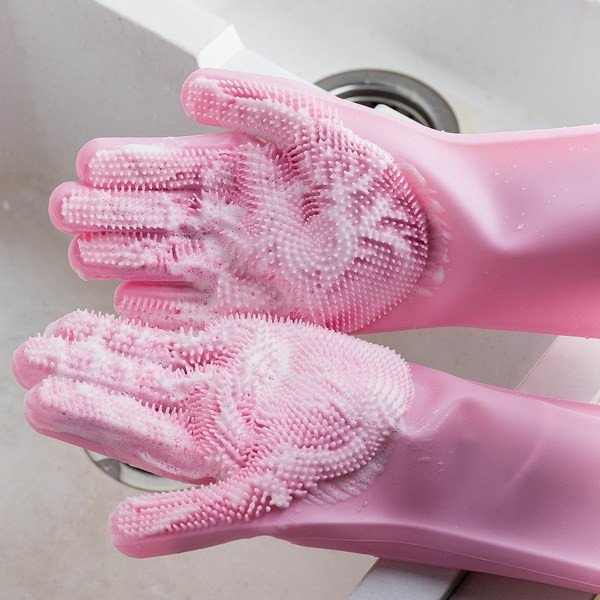Dishwashing Gloves | মাল্টিপারপাস সিলিকন ক্লিনিং গ্লাভস